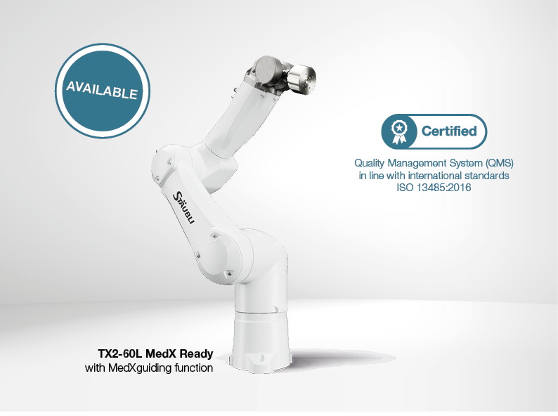 Stäubli's TX2‑60L MedX Ready medical robot shines at World Health